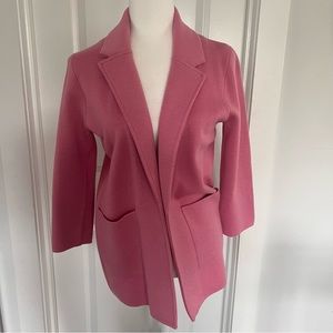 J.Crew NWT Pink Sweater Blazer size XS